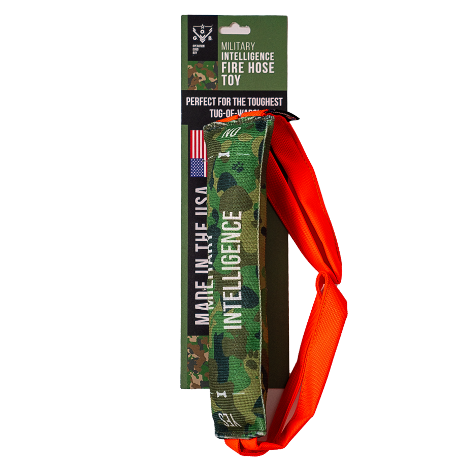 Fire Hose Military Intelligence Tug Toy