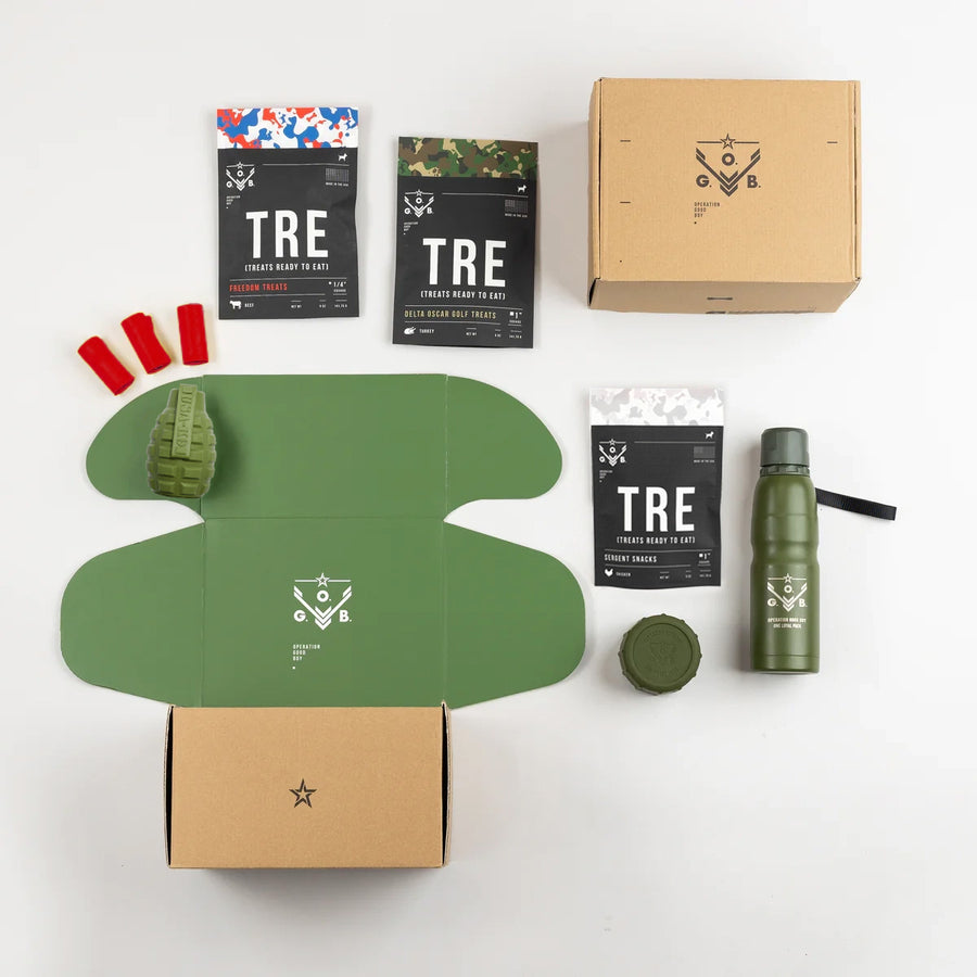 Premium Veteran Led Dog Treats and Toys – OperationGoodBoy