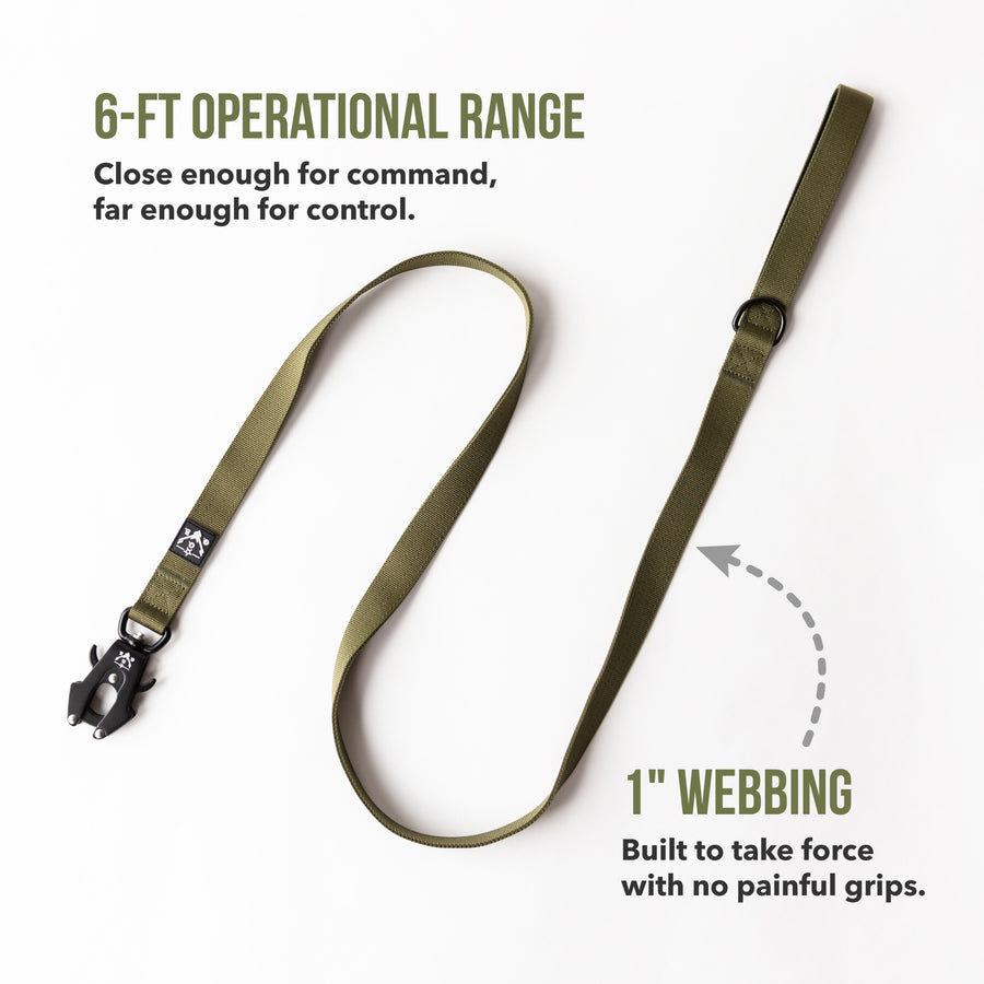 The Tactical O.G.B. LEASH (OD green)